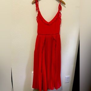 Elegant Red Mini Dress
